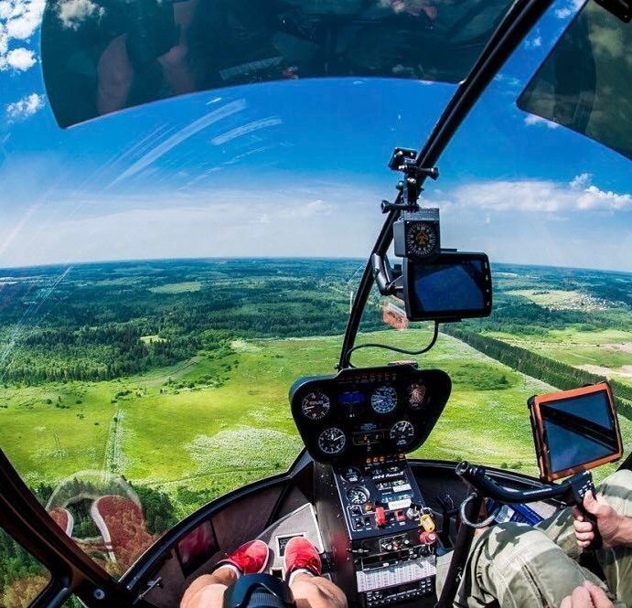 Полет на вертолете в Волгораде